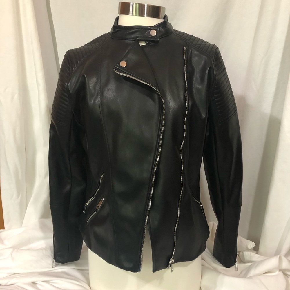 Black Motorcycle style jacket